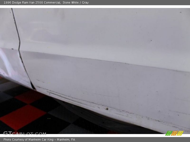 Stone White / Gray 1996 Dodge Ram Van 2500 Commercial