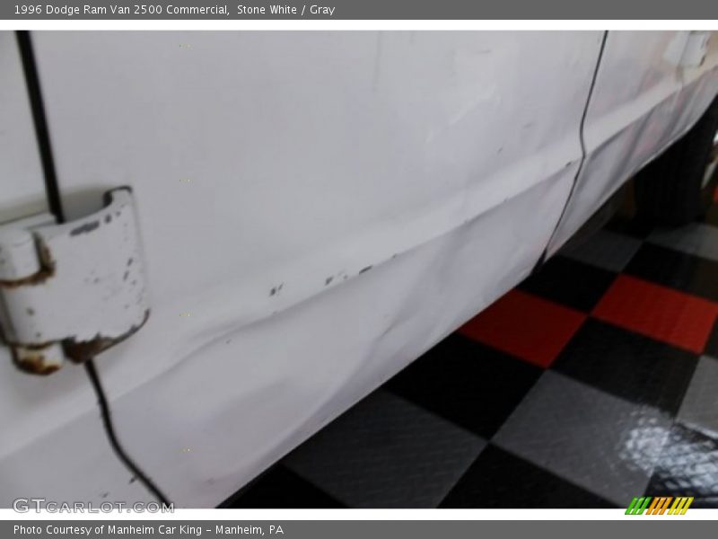 Stone White / Gray 1996 Dodge Ram Van 2500 Commercial