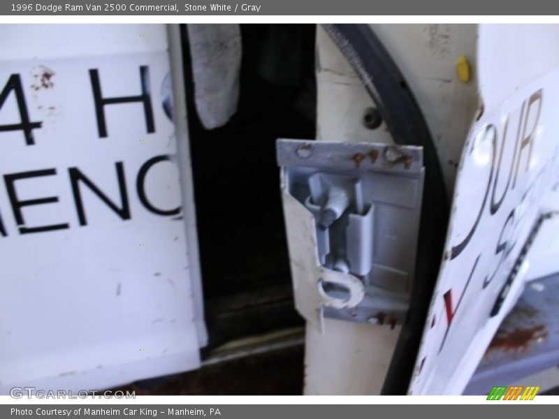 Stone White / Gray 1996 Dodge Ram Van 2500 Commercial