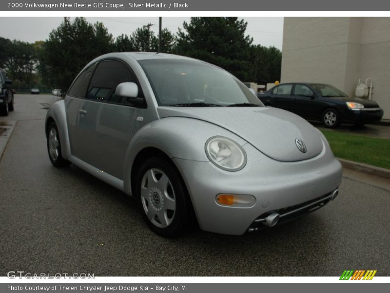 Silver Metallic / Black 2000 Volkswagen New Beetle GLS Coupe