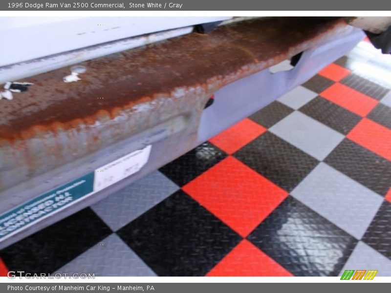 Stone White / Gray 1996 Dodge Ram Van 2500 Commercial