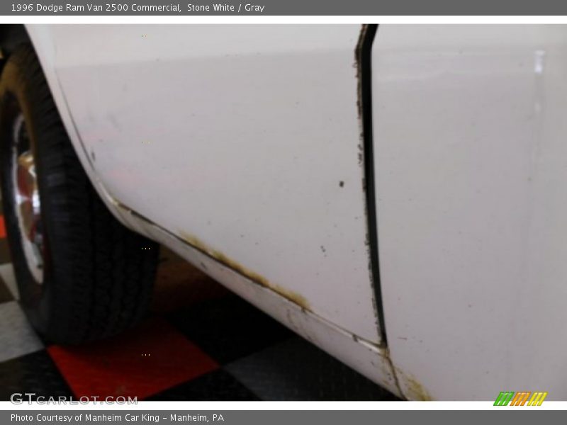 Stone White / Gray 1996 Dodge Ram Van 2500 Commercial