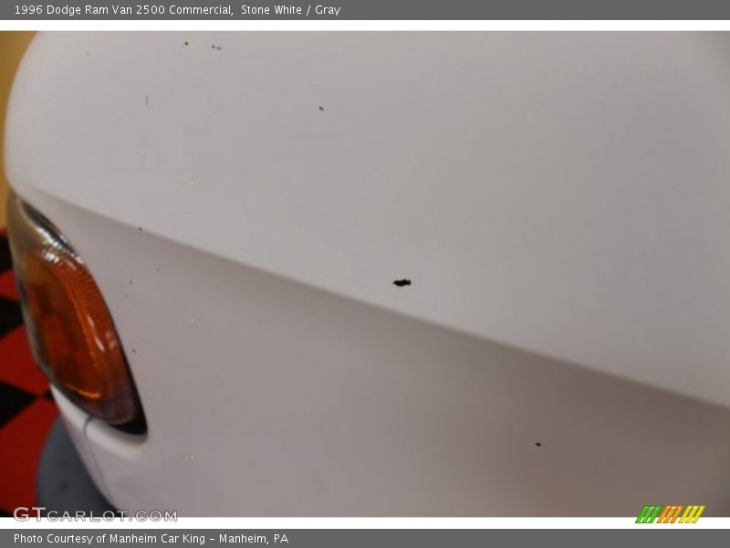Stone White / Gray 1996 Dodge Ram Van 2500 Commercial
