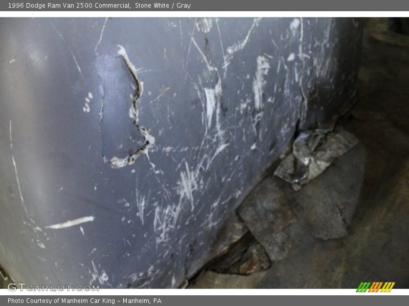 Stone White / Gray 1996 Dodge Ram Van 2500 Commercial