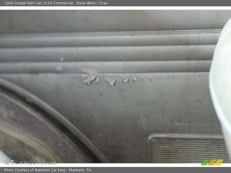 Stone White / Gray 1996 Dodge Ram Van 2500 Commercial