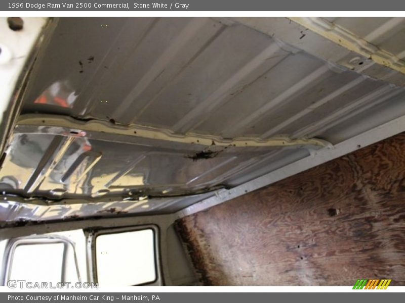 Stone White / Gray 1996 Dodge Ram Van 2500 Commercial