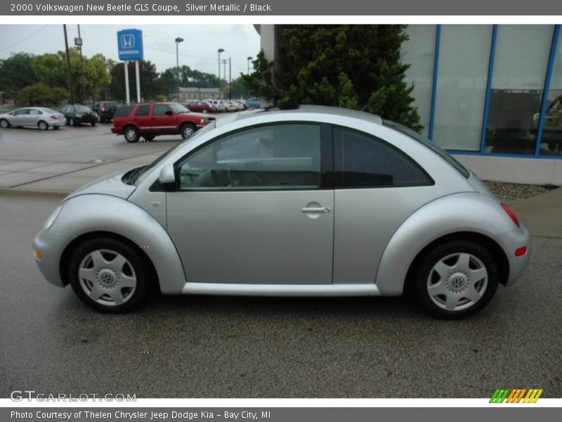 Silver Metallic / Black 2000 Volkswagen New Beetle GLS Coupe