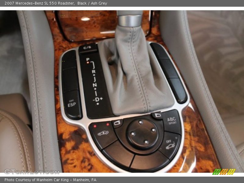 Black / Ash Grey 2007 Mercedes-Benz SL 550 Roadster