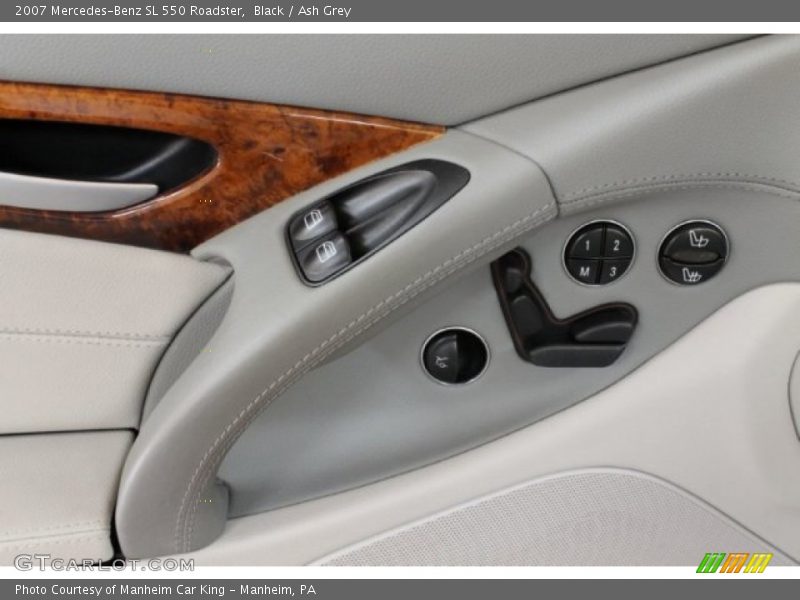 Black / Ash Grey 2007 Mercedes-Benz SL 550 Roadster