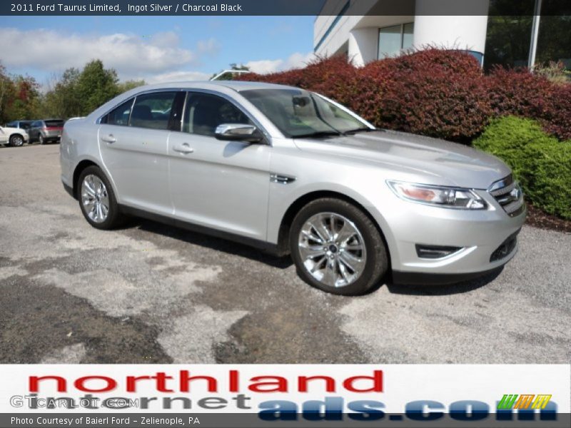 Ingot Silver / Charcoal Black 2011 Ford Taurus Limited