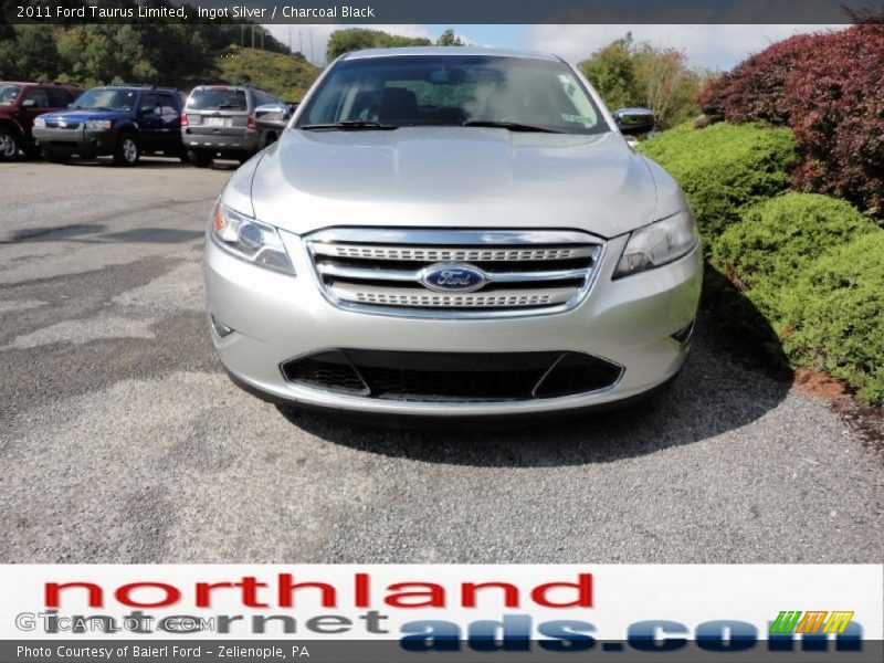 Ingot Silver / Charcoal Black 2011 Ford Taurus Limited