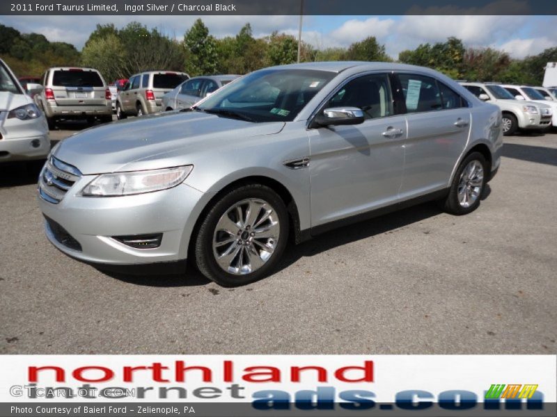 Ingot Silver / Charcoal Black 2011 Ford Taurus Limited