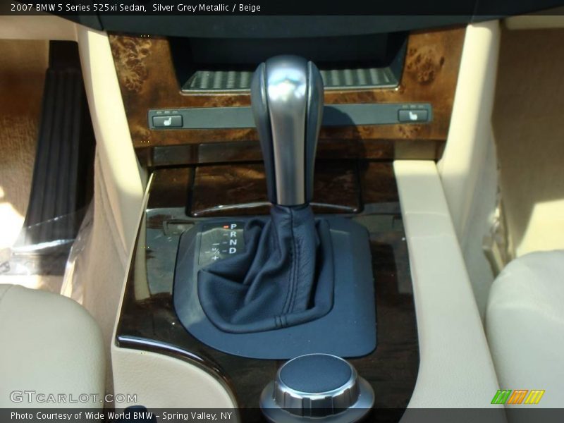 Silver Grey Metallic / Beige 2007 BMW 5 Series 525xi Sedan