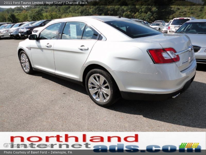 Ingot Silver / Charcoal Black 2011 Ford Taurus Limited