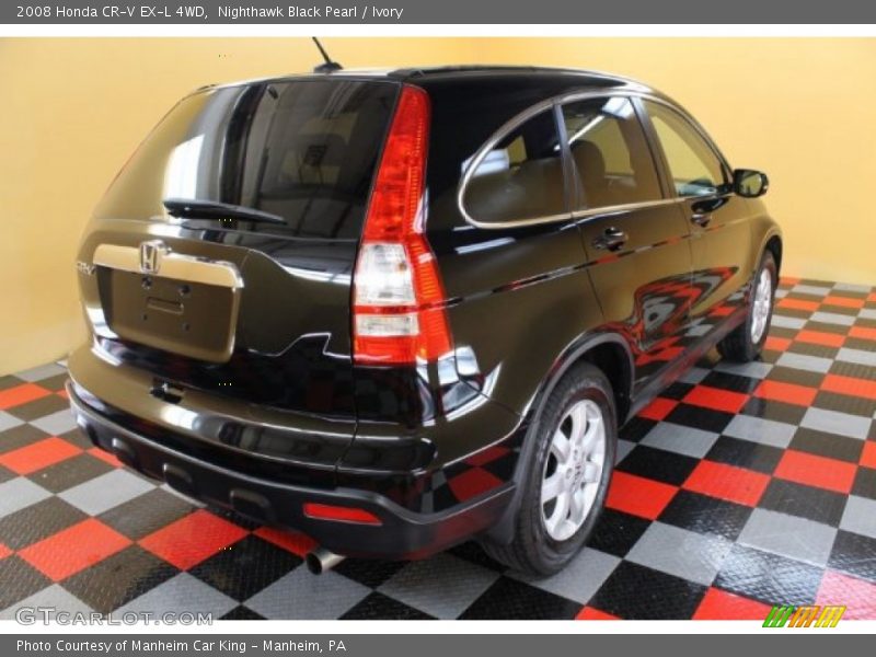 Nighthawk Black Pearl / Ivory 2008 Honda CR-V EX-L 4WD