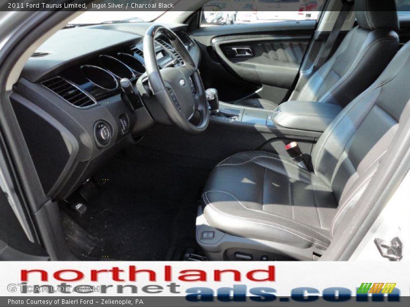 Ingot Silver / Charcoal Black 2011 Ford Taurus Limited