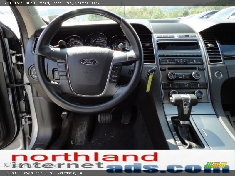 Ingot Silver / Charcoal Black 2011 Ford Taurus Limited