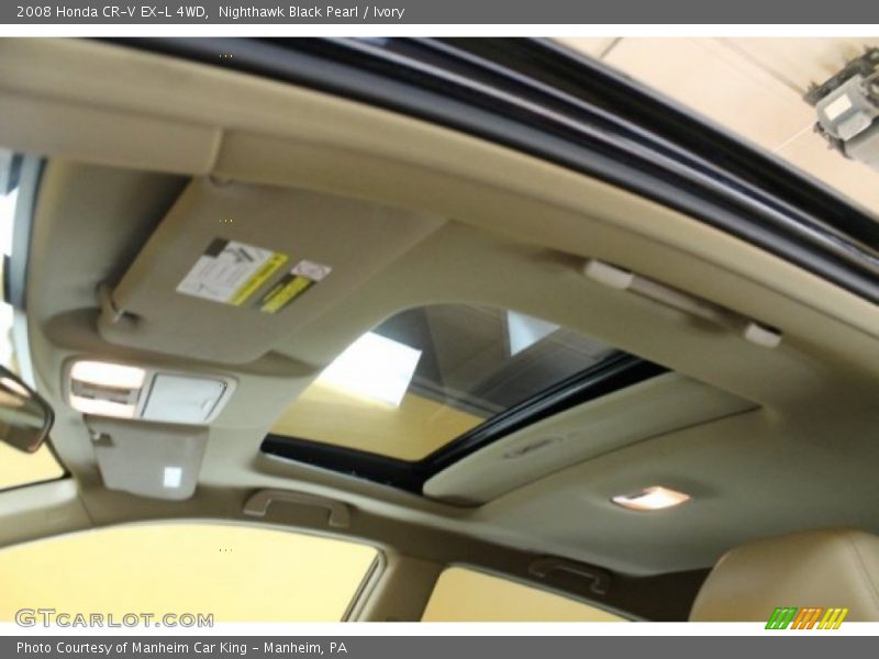 Nighthawk Black Pearl / Ivory 2008 Honda CR-V EX-L 4WD