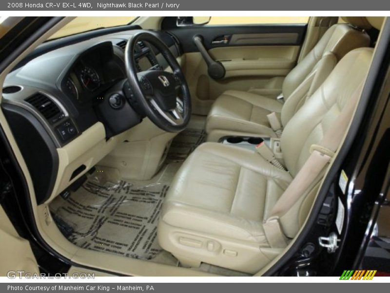 Nighthawk Black Pearl / Ivory 2008 Honda CR-V EX-L 4WD