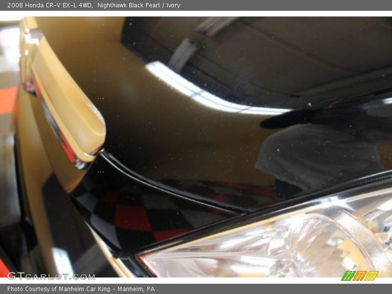 Nighthawk Black Pearl / Ivory 2008 Honda CR-V EX-L 4WD