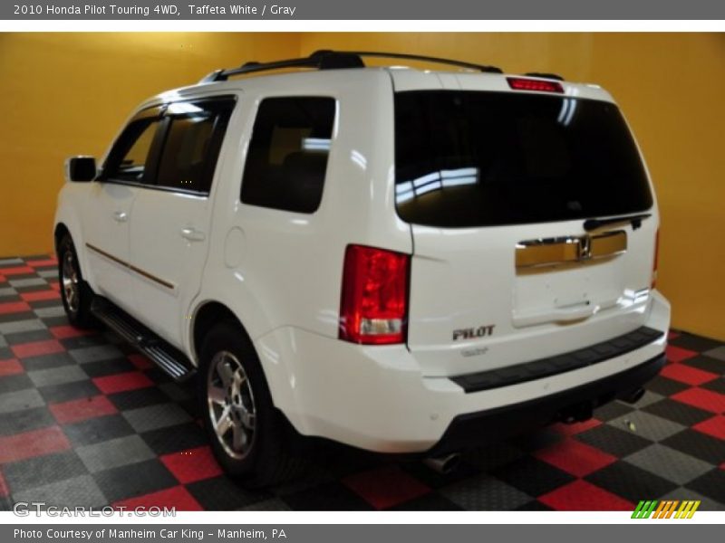 Taffeta White / Gray 2010 Honda Pilot Touring 4WD