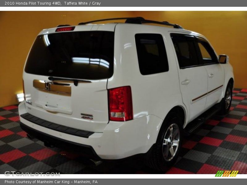 Taffeta White / Gray 2010 Honda Pilot Touring 4WD