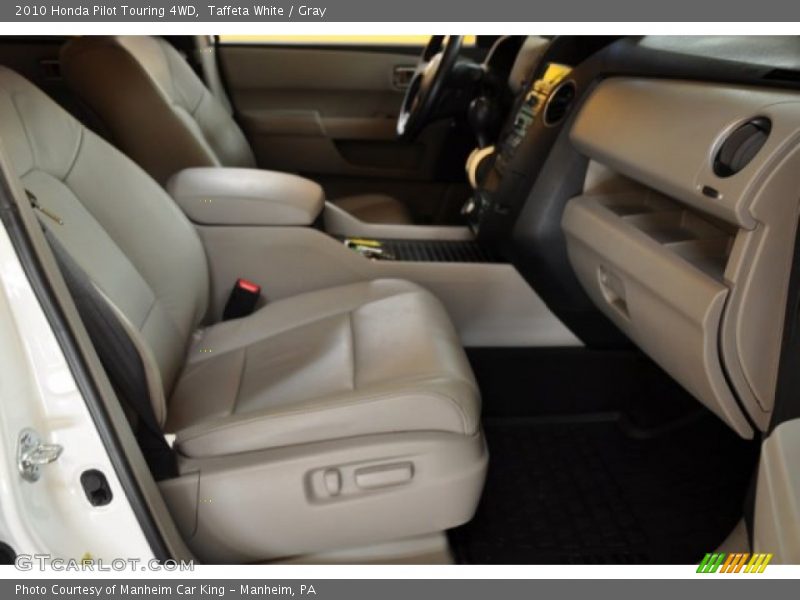 Taffeta White / Gray 2010 Honda Pilot Touring 4WD