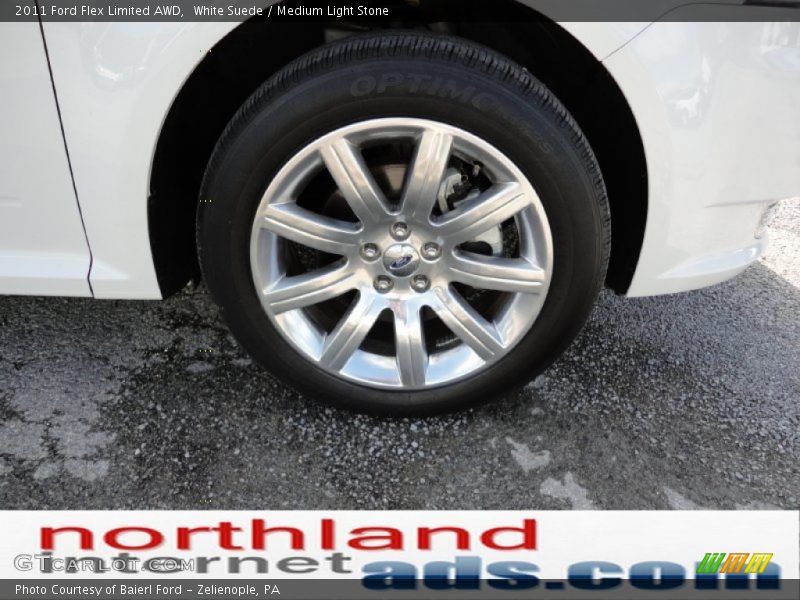 White Suede / Medium Light Stone 2011 Ford Flex Limited AWD