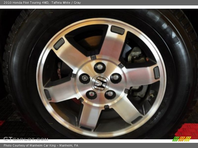 Taffeta White / Gray 2010 Honda Pilot Touring 4WD