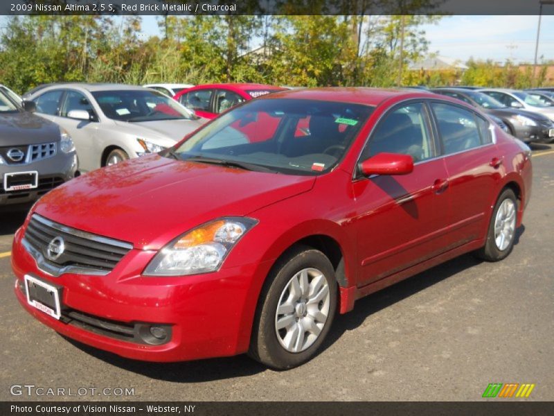 Red Brick Metallic / Charcoal 2009 Nissan Altima 2.5 S
