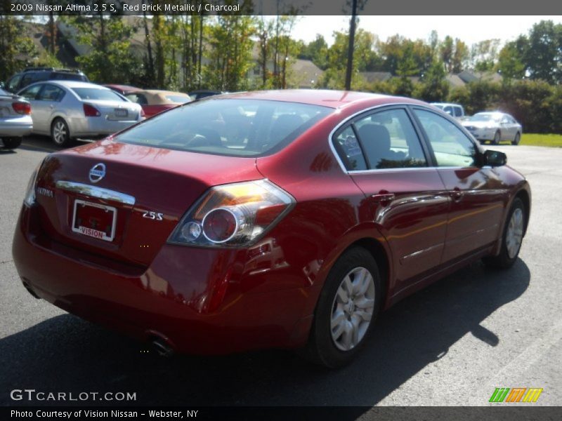 Red Brick Metallic / Charcoal 2009 Nissan Altima 2.5 S