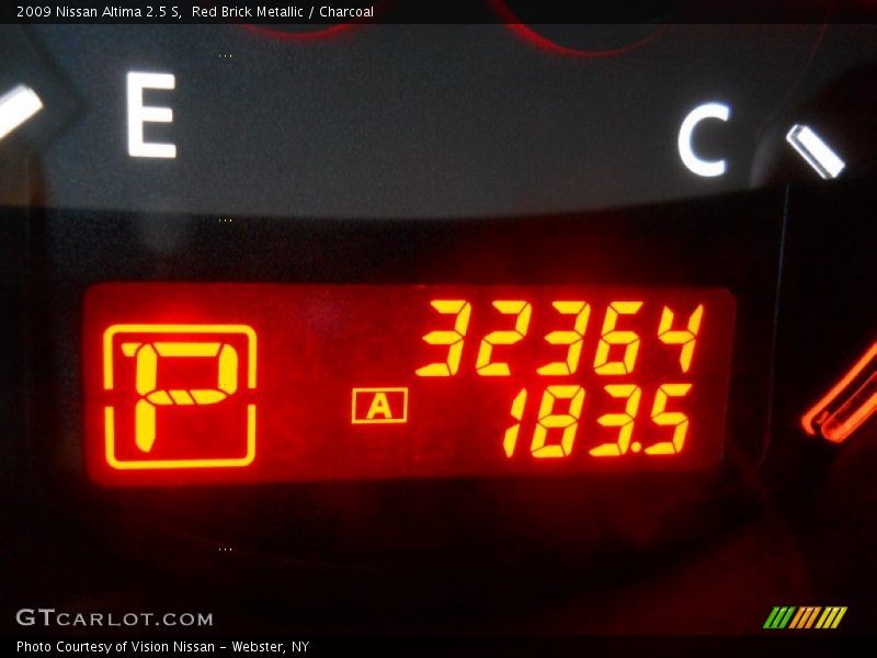 Red Brick Metallic / Charcoal 2009 Nissan Altima 2.5 S