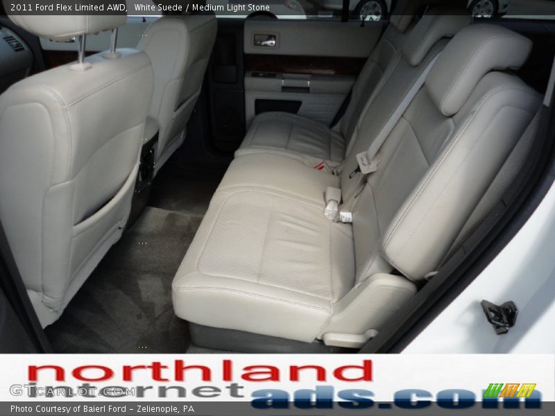 White Suede / Medium Light Stone 2011 Ford Flex Limited AWD