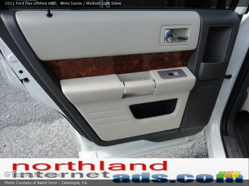 White Suede / Medium Light Stone 2011 Ford Flex Limited AWD