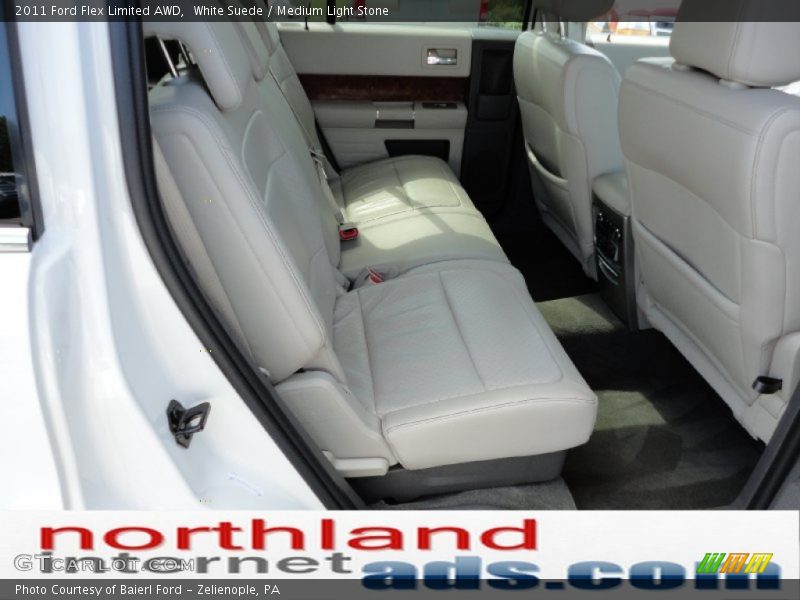 White Suede / Medium Light Stone 2011 Ford Flex Limited AWD