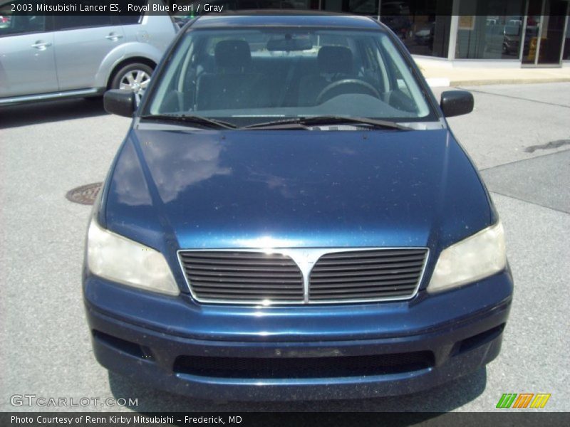 Royal Blue Pearl / Gray 2003 Mitsubishi Lancer ES