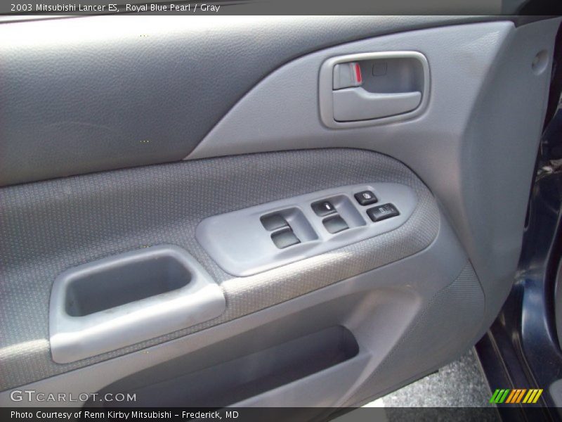 Royal Blue Pearl / Gray 2003 Mitsubishi Lancer ES