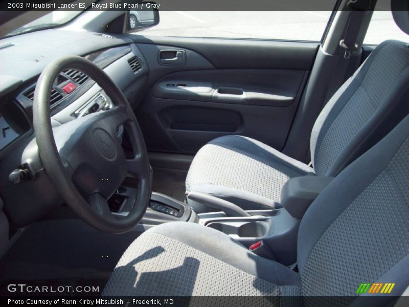 Royal Blue Pearl / Gray 2003 Mitsubishi Lancer ES