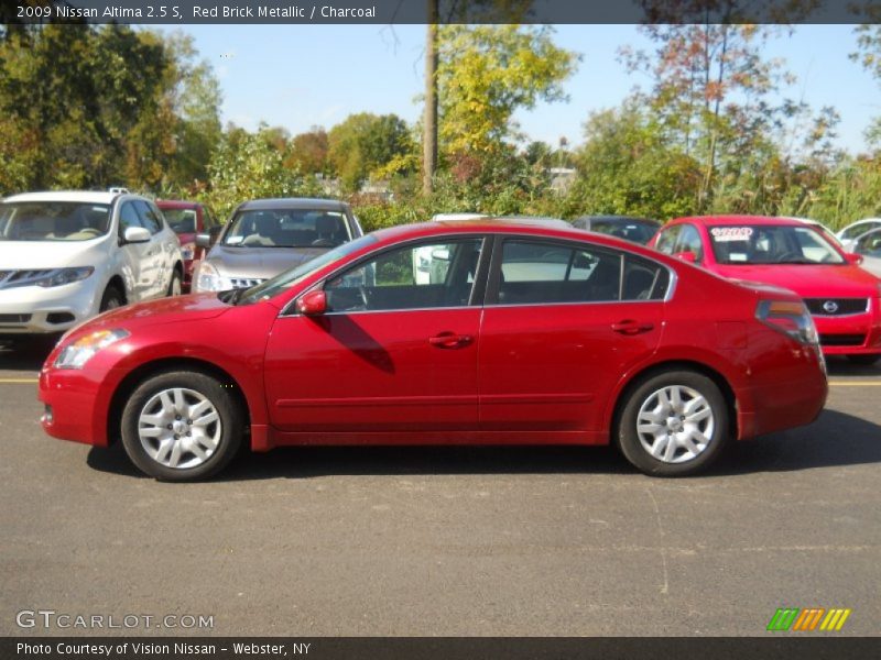 Red Brick Metallic / Charcoal 2009 Nissan Altima 2.5 S