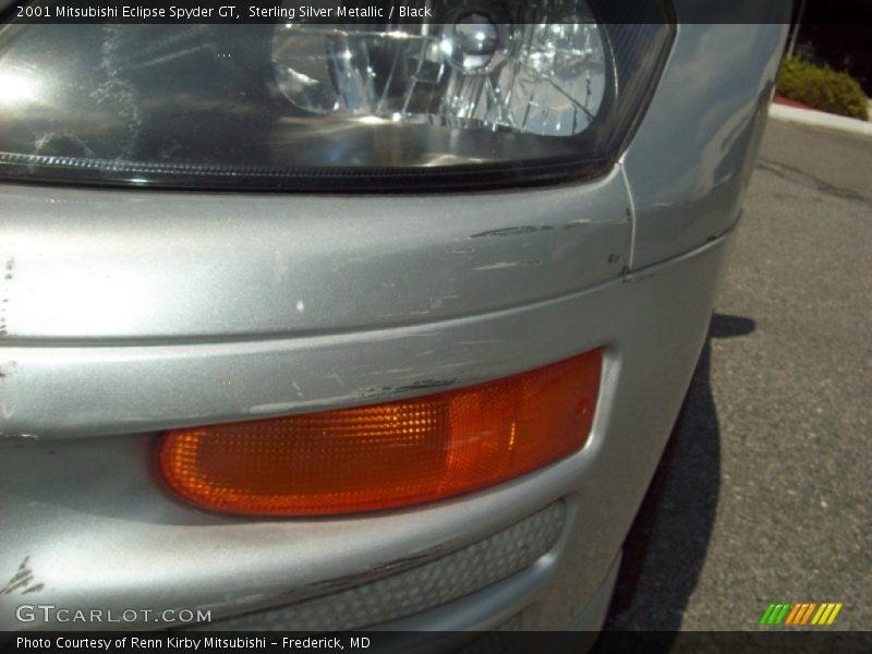 Sterling Silver Metallic / Black 2001 Mitsubishi Eclipse Spyder GT