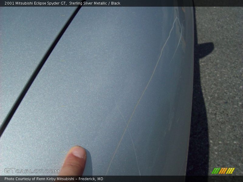 Sterling Silver Metallic / Black 2001 Mitsubishi Eclipse Spyder GT