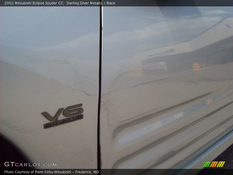 Sterling Silver Metallic / Black 2001 Mitsubishi Eclipse Spyder GT