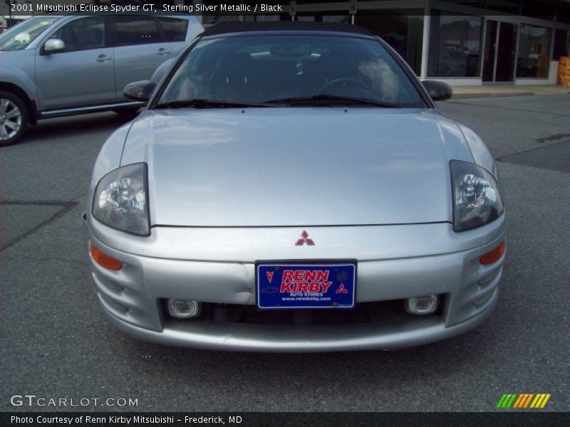 Sterling Silver Metallic / Black 2001 Mitsubishi Eclipse Spyder GT