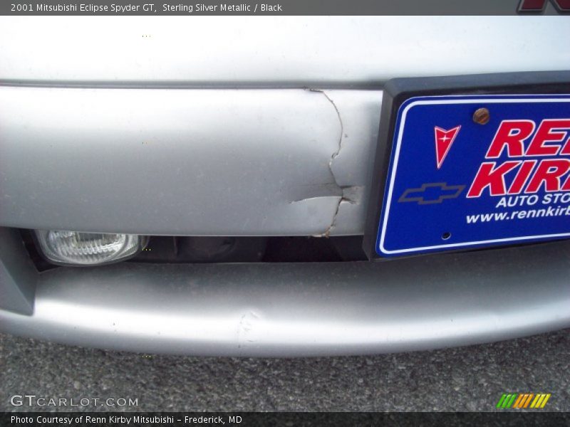 Sterling Silver Metallic / Black 2001 Mitsubishi Eclipse Spyder GT