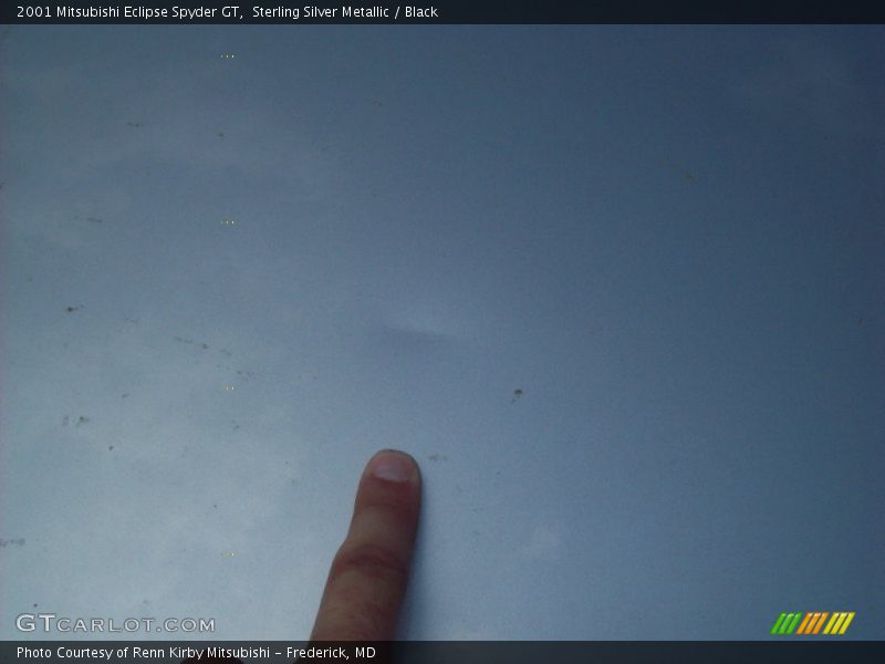 Sterling Silver Metallic / Black 2001 Mitsubishi Eclipse Spyder GT