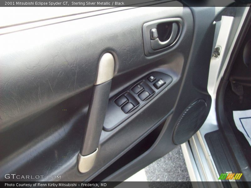 Sterling Silver Metallic / Black 2001 Mitsubishi Eclipse Spyder GT