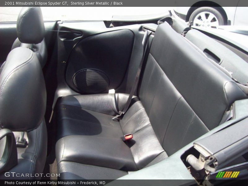 Sterling Silver Metallic / Black 2001 Mitsubishi Eclipse Spyder GT