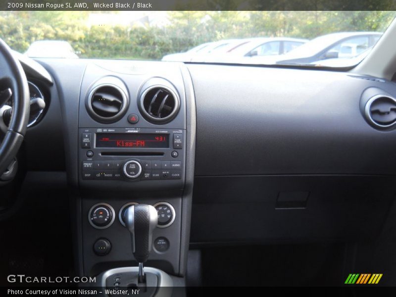 Wicked Black / Black 2009 Nissan Rogue SL AWD