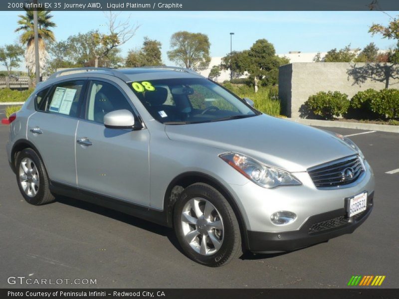 Liquid Platinum / Graphite 2008 Infiniti EX 35 Journey AWD