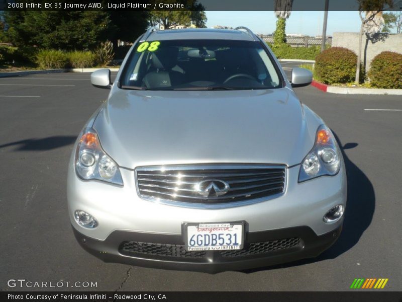 Liquid Platinum / Graphite 2008 Infiniti EX 35 Journey AWD